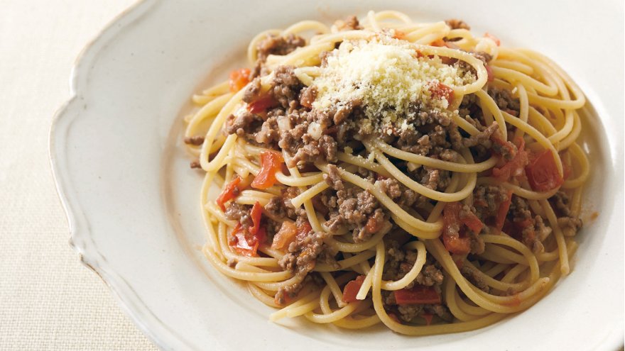 クイックミートソーススパゲッティ