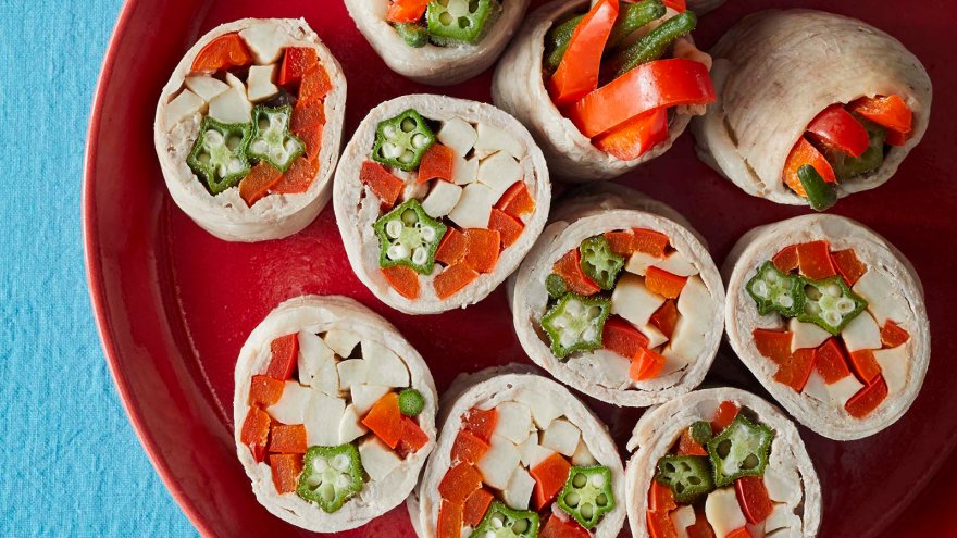 豚もも肉の野菜巻き