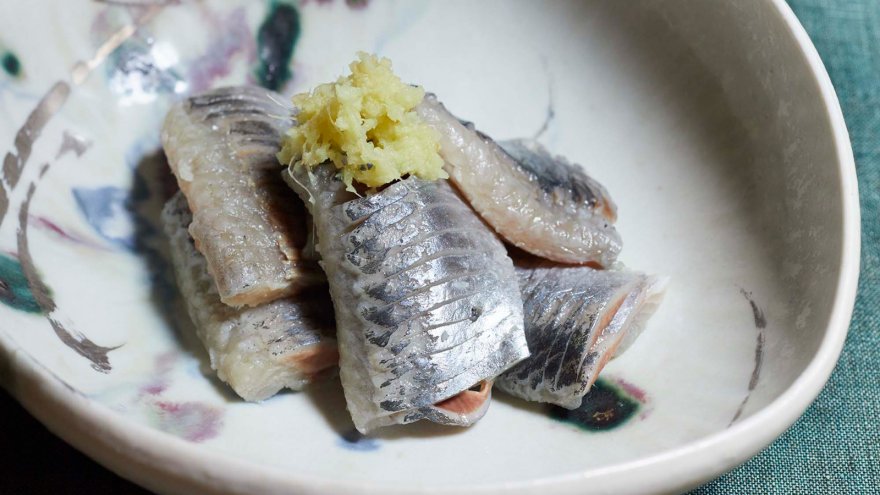 いわしの酢じめ