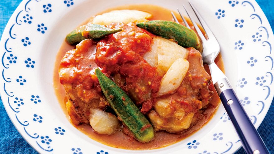 鶏のトマトシチュー