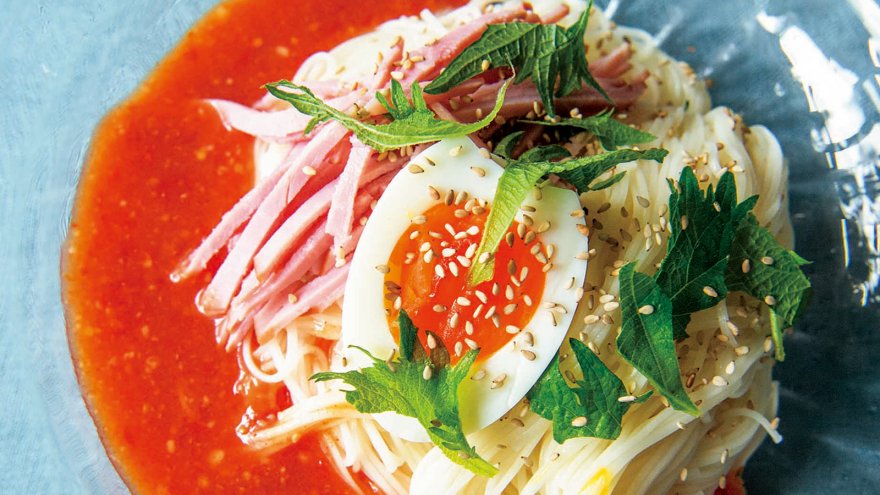 トマト醤冷麺