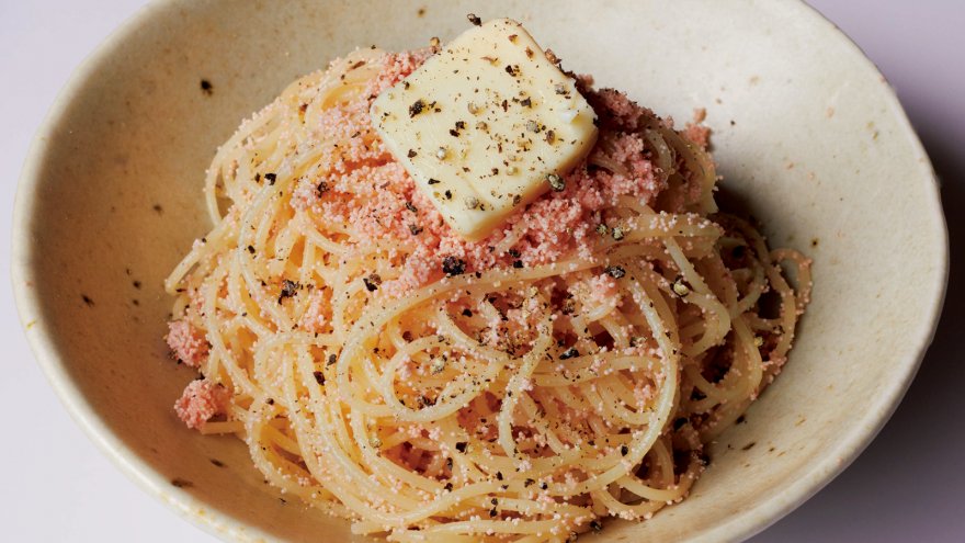 焼きたらこバターパスタ