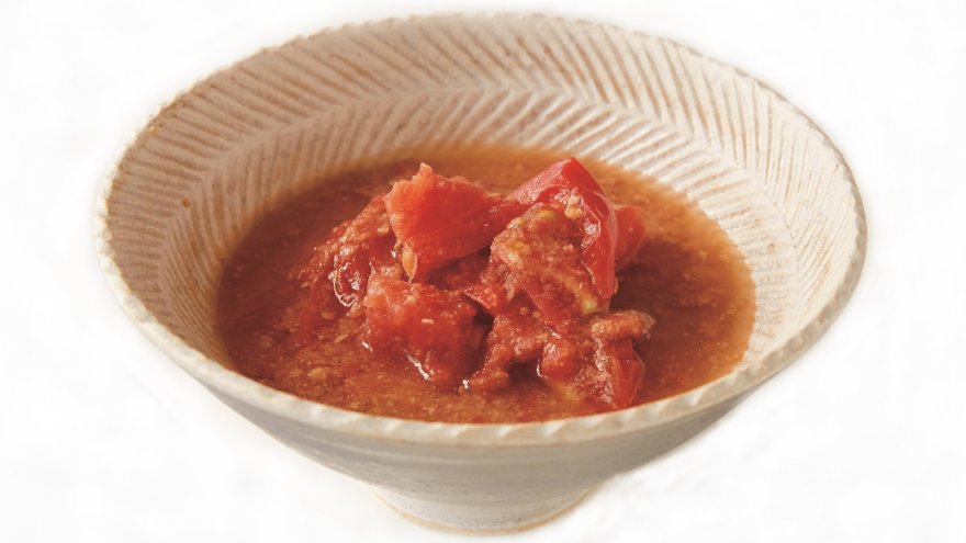 トマトみそだれ