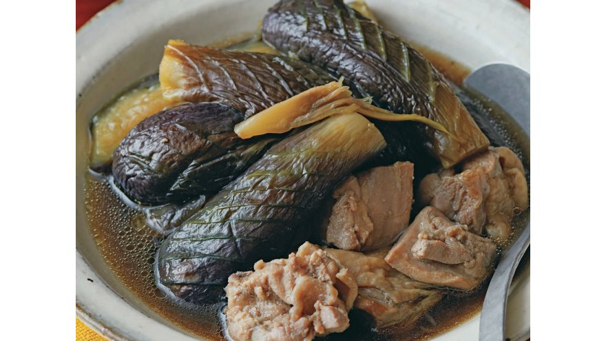 鶏肉となすのじか煮