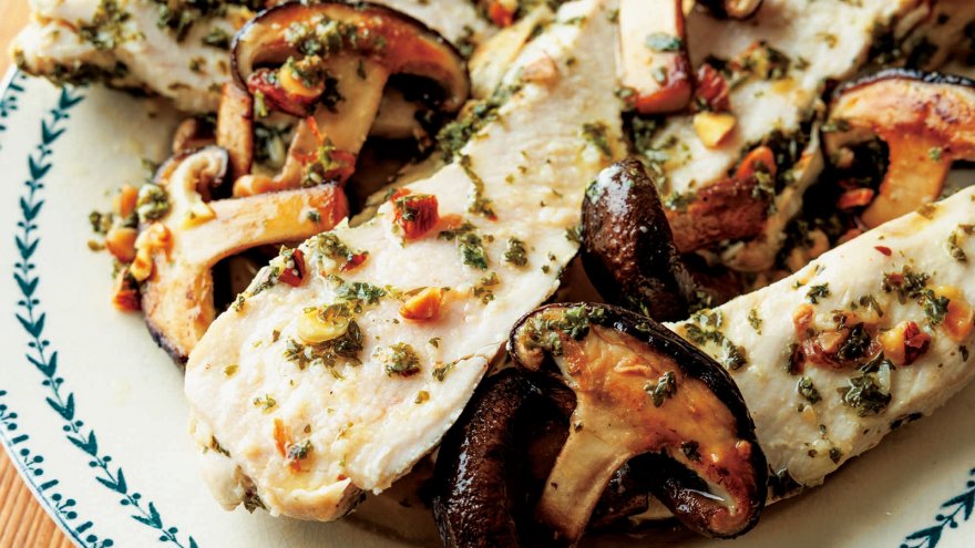 鶏むねのパセリマリネソテー