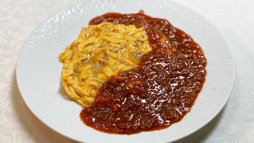 しらすとフワフワたまごのチリソース