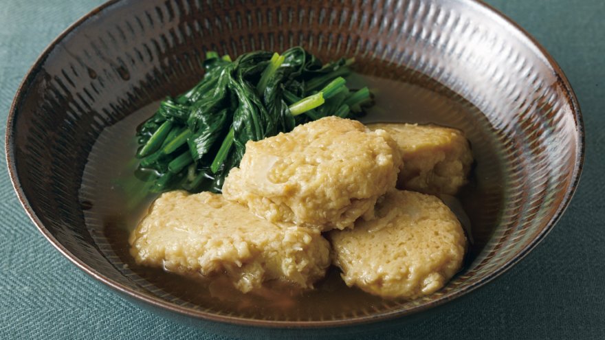 れんこんだんごの和風スープ煮