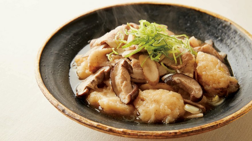 山芋だんごのモチモチ煮