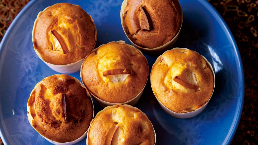 りんごのカップケーキ