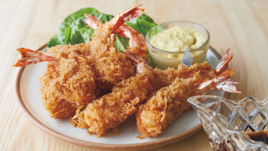 えびフライ　カレーオニオンソース