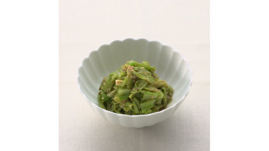 キャベツのごまあえ