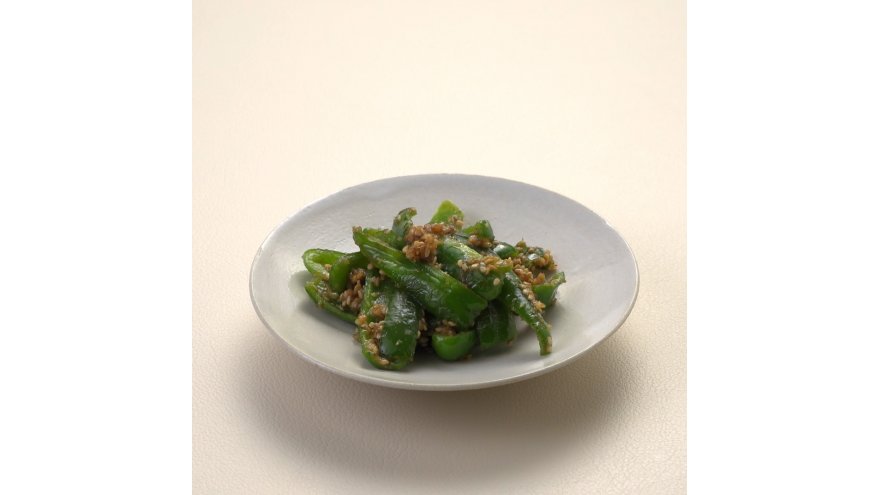 ごまみそピーマン