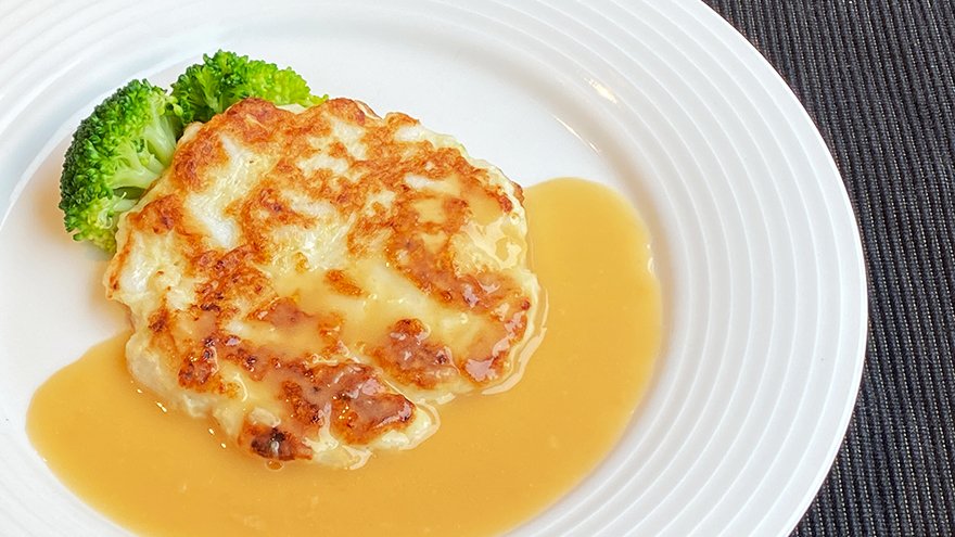 いかバーグのジンジャーソース