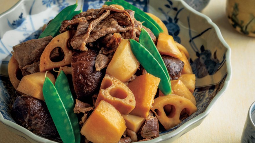 牛肉と根菜の煮物