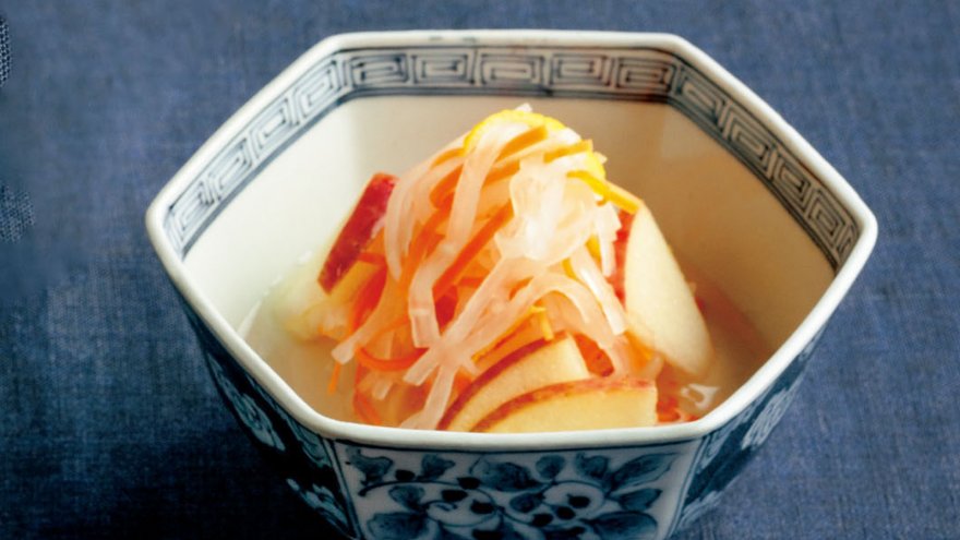 紅白りんごなます