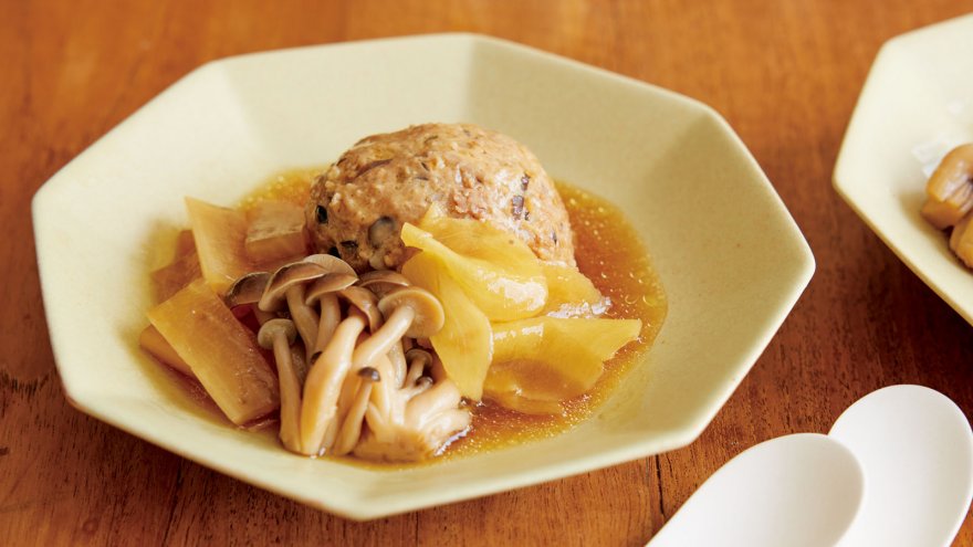 げんこつつくねのしょうがあん