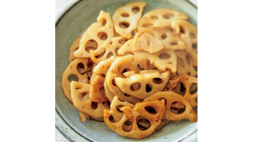 れんこんの酢炒め