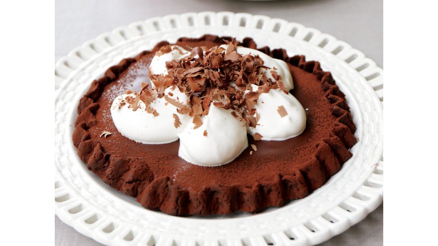 型いらずのチョコタルト