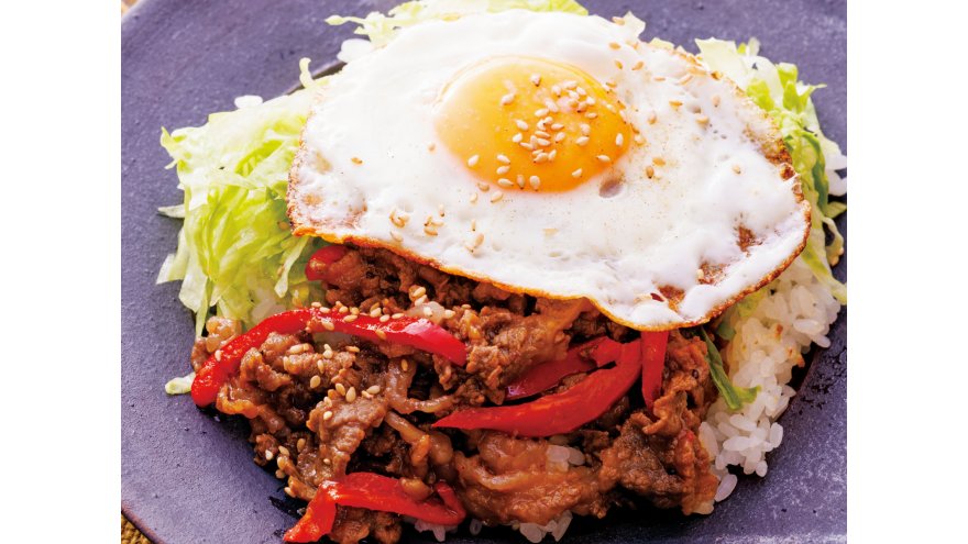 キウイプルコギ丼