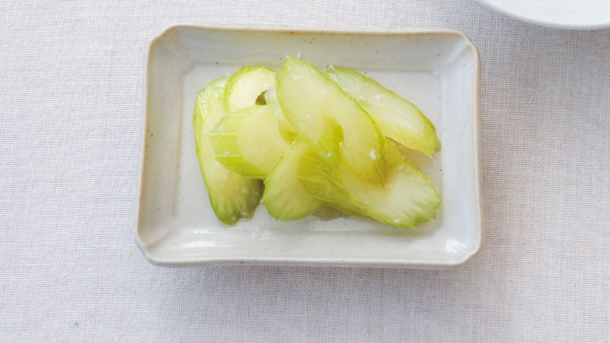 セロリの甘酒漬け