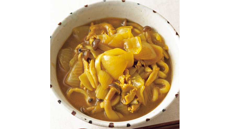 新たまカレーうどん