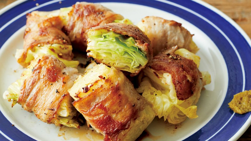 焦がしキャベツ豚ロール