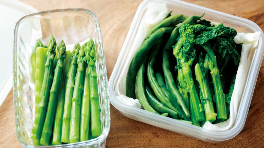 ストックゆで野菜