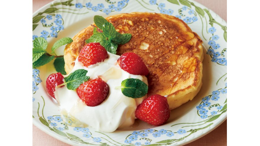 豆腐のパンケーキ