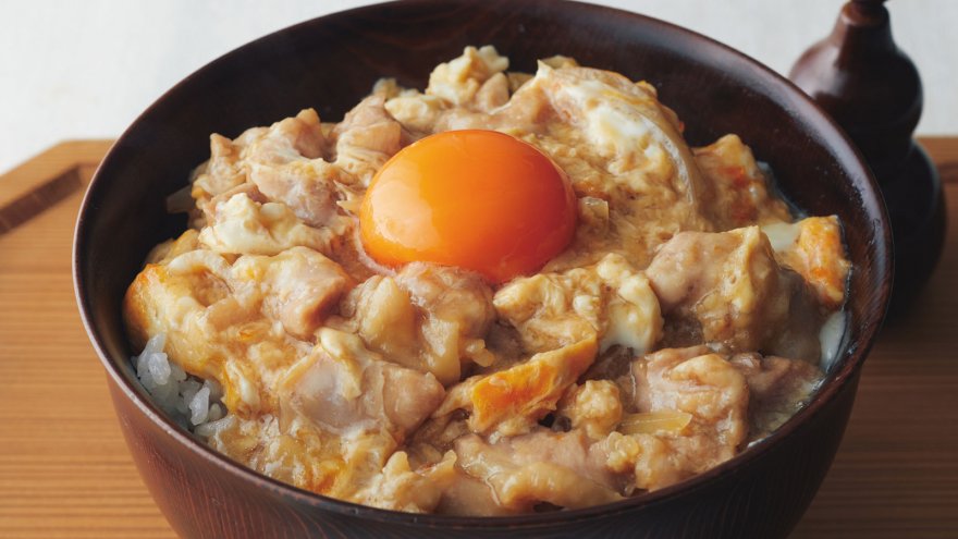 レンジで親子丼