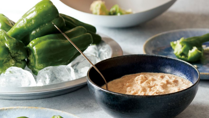 みんなで冷やしピーマン