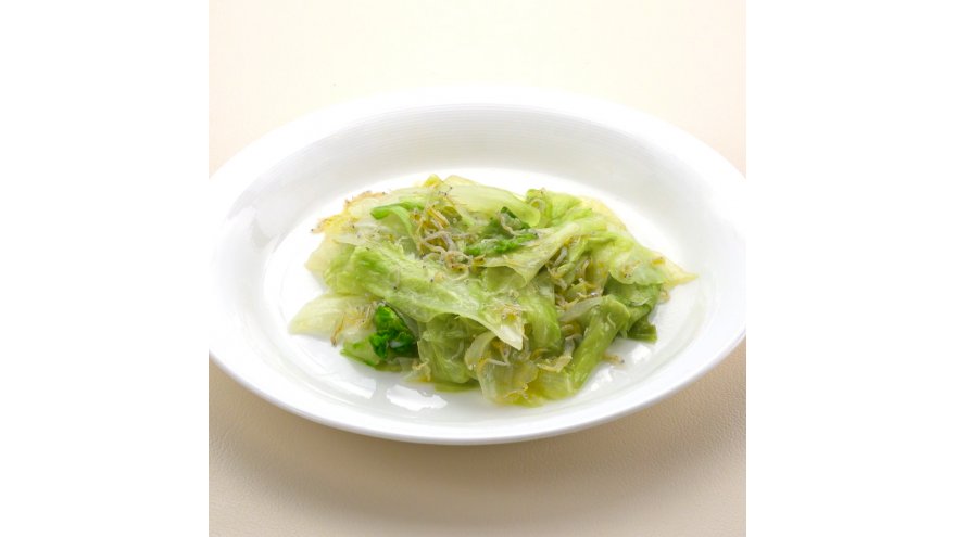 レタスのじゃこ炒め