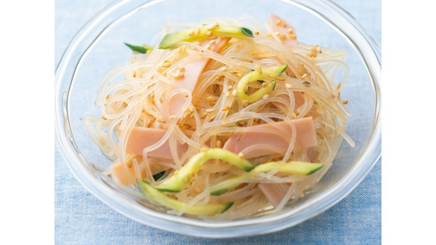 昔なつかしい春雨サラダ
