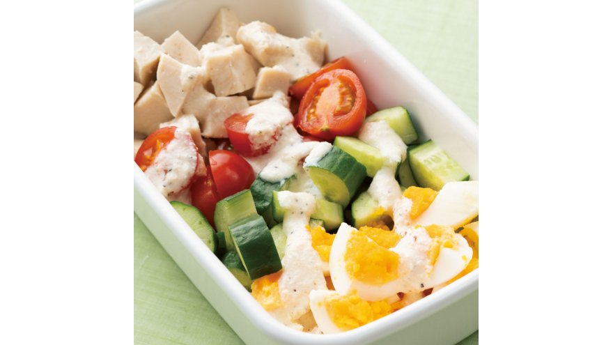 彩りコロコロサラダ