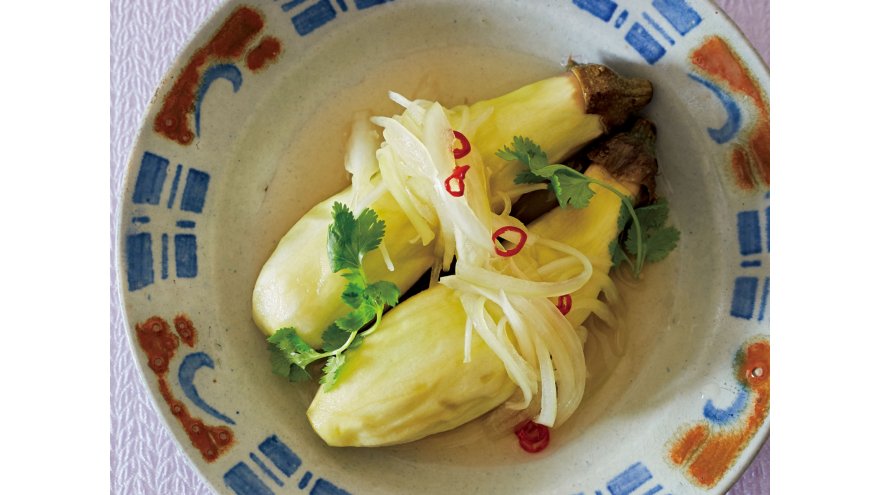 レンチン蒸しなすのエスニックマリネ