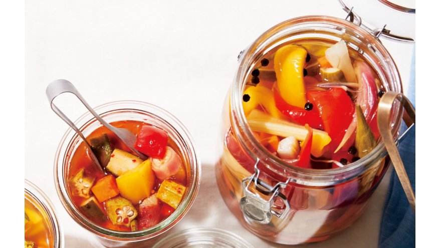 夏野菜のミックスピクルス