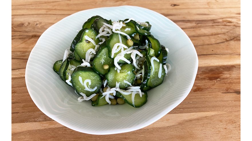 カリカリきゅうり しらすあえ