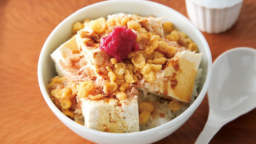 豆腐のっけご飯