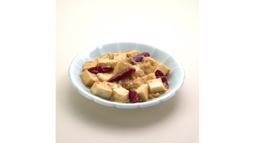 豆腐とじゃこのとうがらし炒め