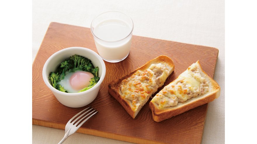 ツナのクロックムッシュ風セット