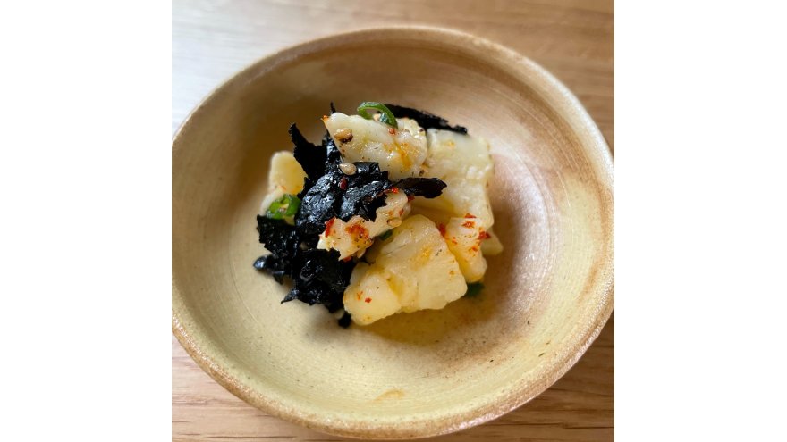 チェダーチーズの海苔あえ