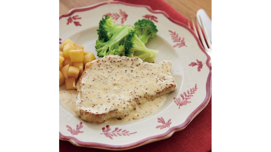 マスタードポークソテー