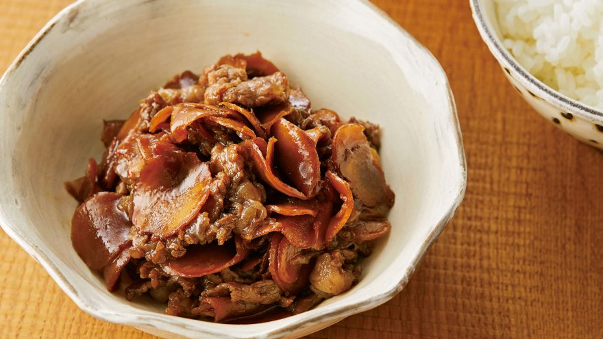 しょうがと牛こまのつくだ煮