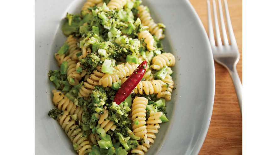 削りブロッコリーソースのパスタ