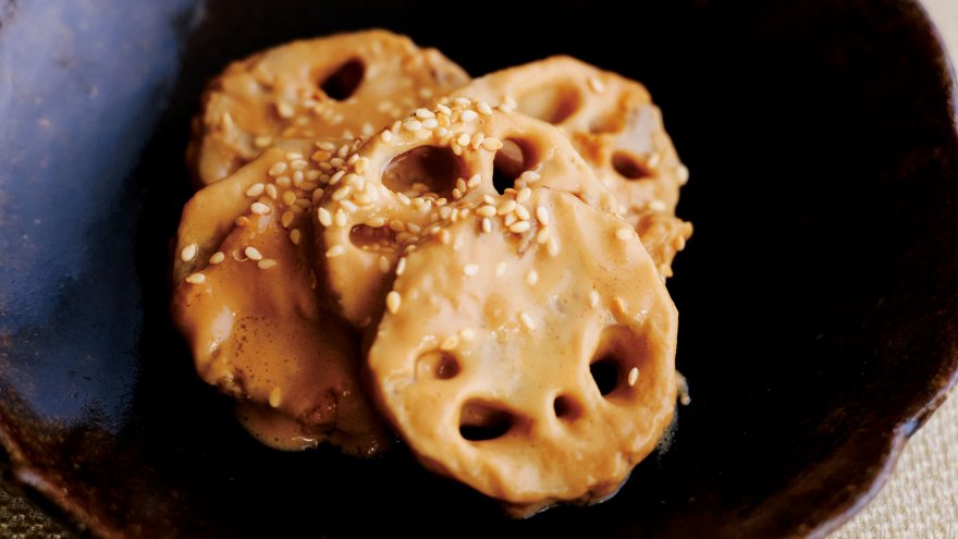 れんこんのごま煮