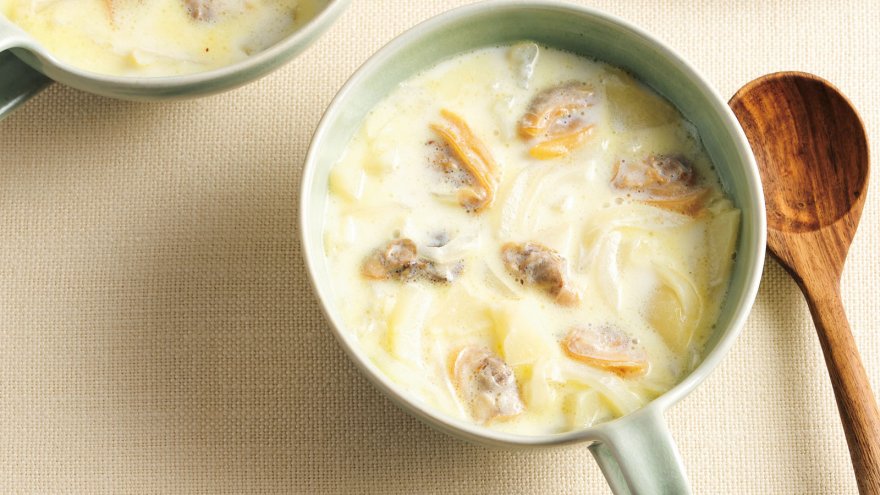 あさりのミルクスープ