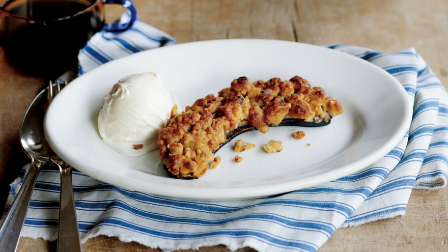 丸ごとバナナのクランブル