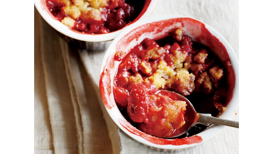 いちごのクランブル