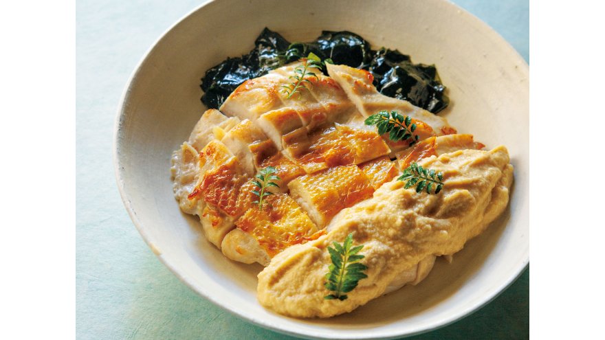 鶏とわかめのたけのこじょうゆ