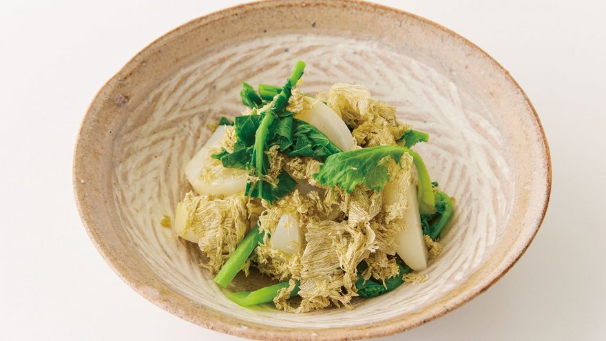 ゆでかぶの昆布酢