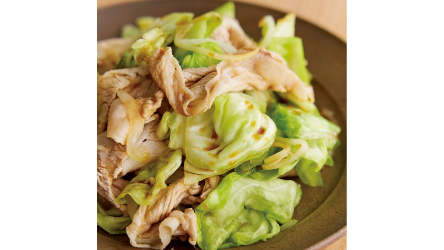 塩キャベツと豚しゃぶのサラダ